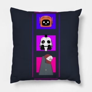 three robots Pillow