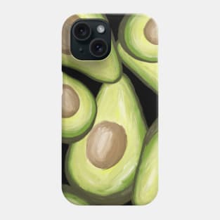 Pattern Avocado Illustration Phone Case