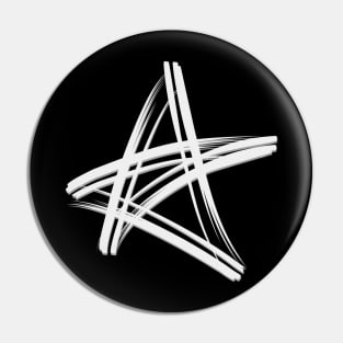 Cute Artsy Pentagram Witch Fashion Pin