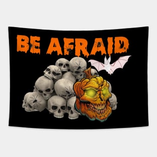 Be Afraid Halloween Tapestry