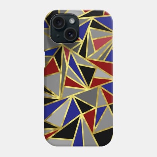 A Touch Of Gold Geometric Phone Case