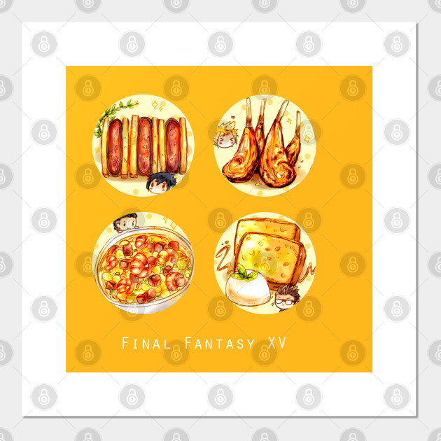 Wallpaper Final Fantasy Xv The Boys Favorite Foods Final Fantasy Xv For iPhone Free