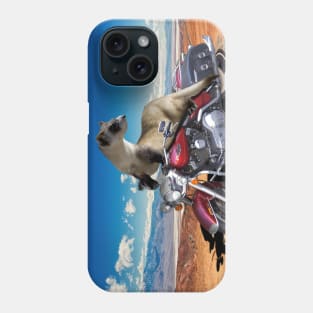 Ferret on a Motorcycle Phone Case