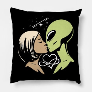 Alien Kissing Human Pillow