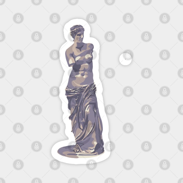 Cool Venus de Milo Magnet by Slightly Unhinged