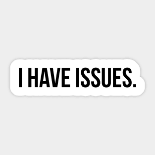 Daddy Issues Song Plaque Drawing Sticker for Sale by bestshowsticker