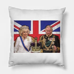 King Charles & Camilla Pillow