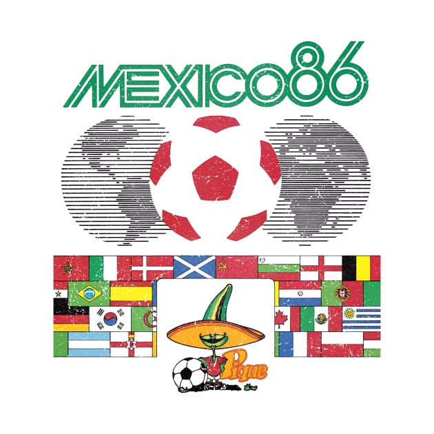 Mexico 86 World Cup by TerraceTees