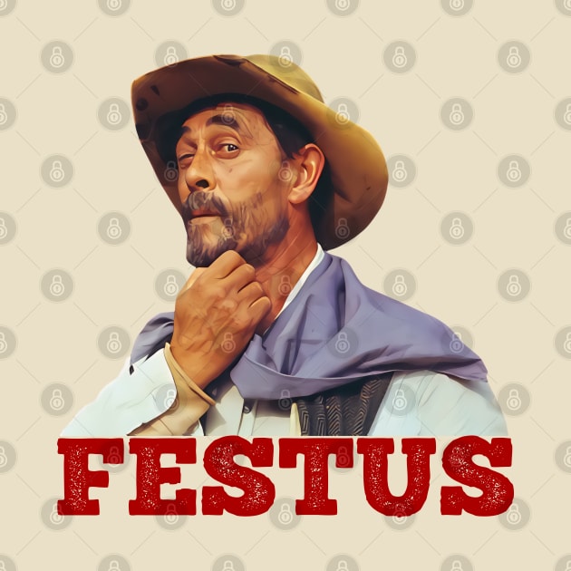 Festus - Gunsmoke - 50s Tv Western by wildzerouk