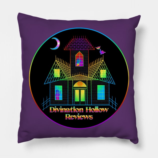 Divination Hollow Reviews PRIDE Edition Logo Tee Pillow by Divination Hollow Reviews