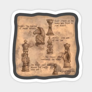 Fantasy Chessmen Magnet