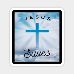 Jesus Saves Magnet