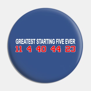 Greatest 5 Ever - Bad Boys Detroit Pistons Pin