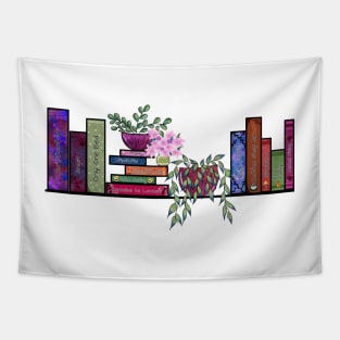 Fanfic Bookshelf Tapestry