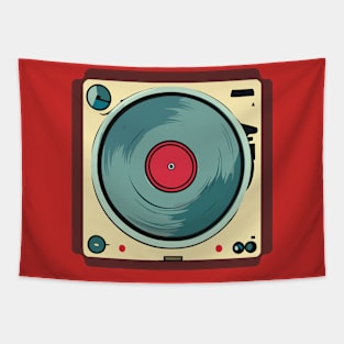 Turntable - Vintage Audio LP Vinyl Record Player design 3 Tapestry