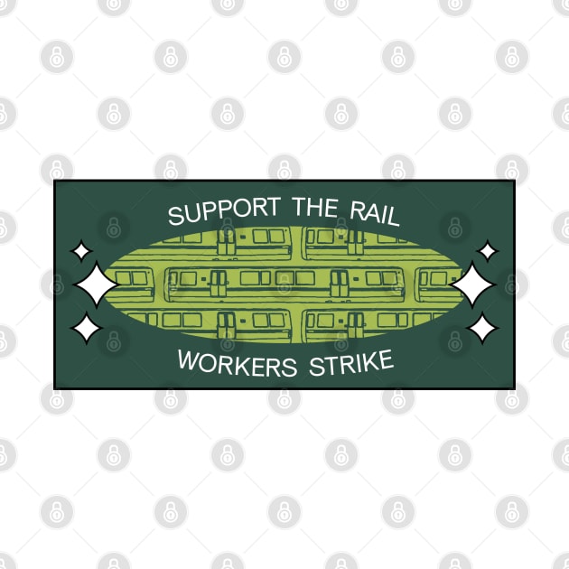 Support The Rail Workers Strike - RMT by Football from the Left