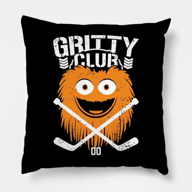 Gritty Club Pillow by xxshawn
