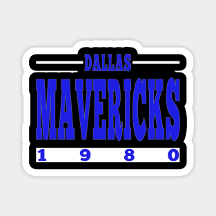 Dallas Mavericks Basketball Classic Magnet