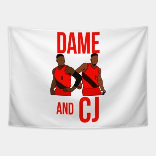 Damian Lillard and CJ Mccollum 'Dame and CJ' - Portland Trailblazers Tapestry