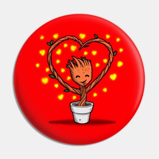 Superhero Of Love Cute Funny Alien Valentine Gift Pin