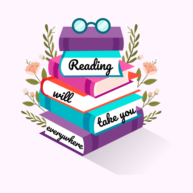 Reading will take you everywhere by Vintage Dream