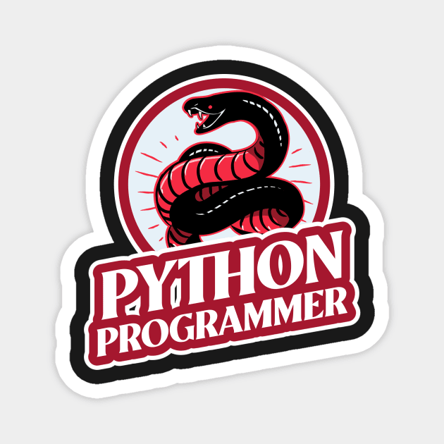 Python Developer Programmer Magnet by RareLoot19