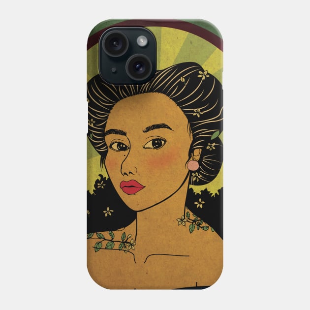 The Girl Named Gita Phone Case by nkta