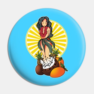 Hula Lady Pin