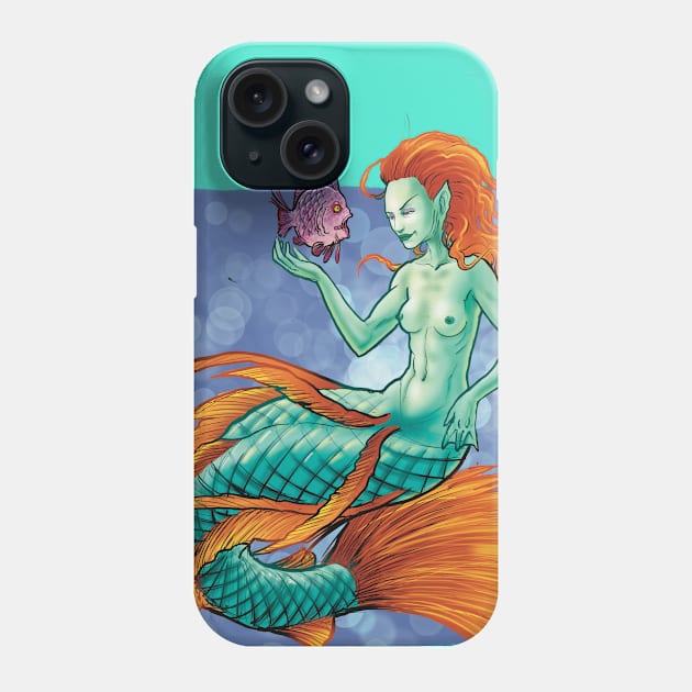 mermaid life again Phone Case by Paskalamak