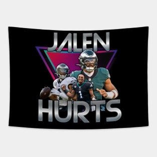 Jalen Hurts Retrowave Tapestry