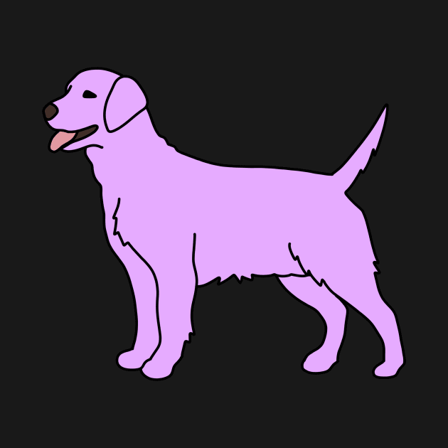 Violet Labrador by Kelly Louise Art