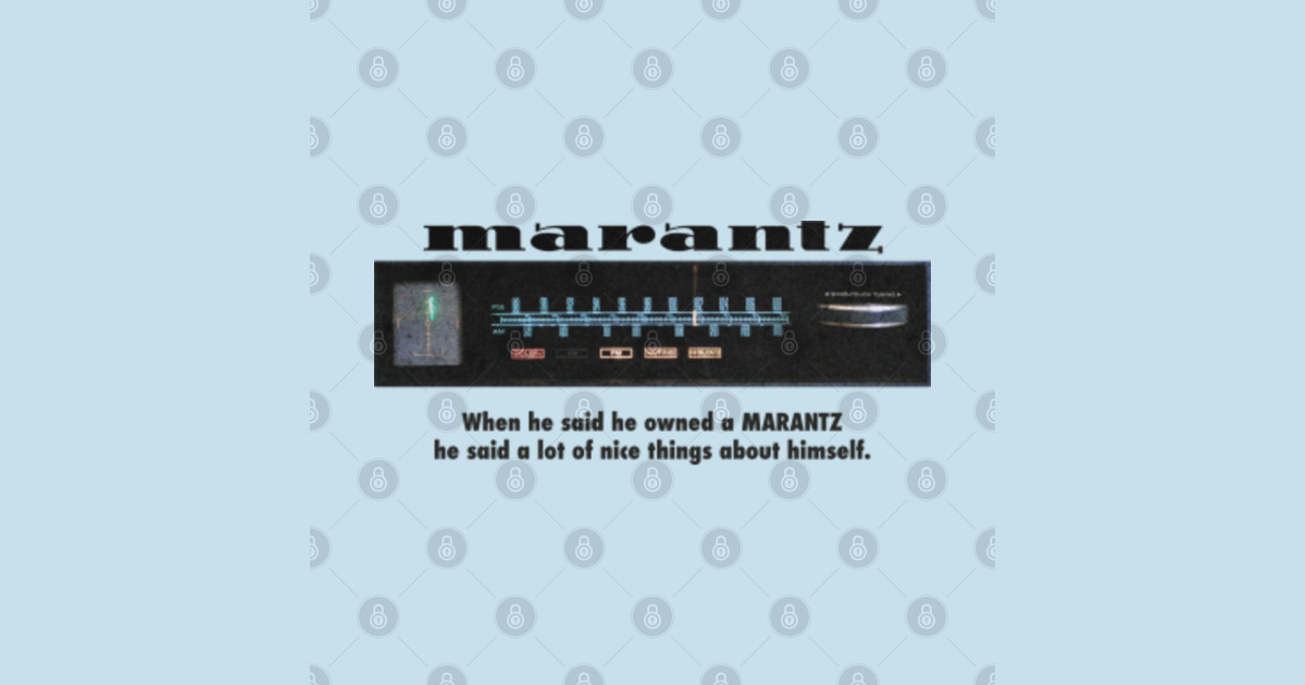 Marantz Amplifier Receiver Radio Tuner Face Vintage Audio HiFi Design ...