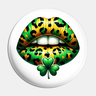 St Patrick Lips Pin