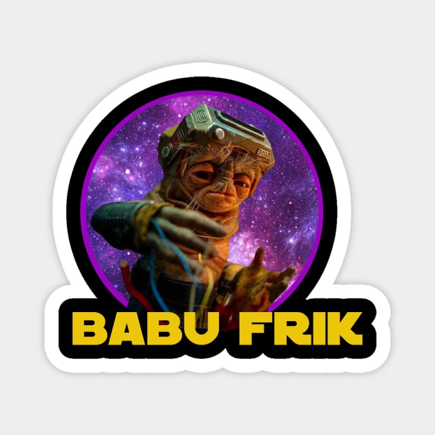 Babu Frik Magnet by austyndelugoart