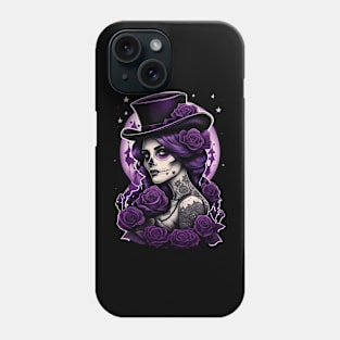 Calavera- Morada 03 Phone Case