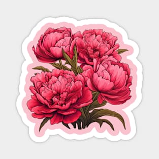 Peonies Magnet