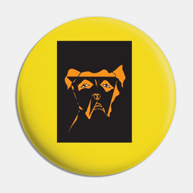 DogFace Pin by maniart3015