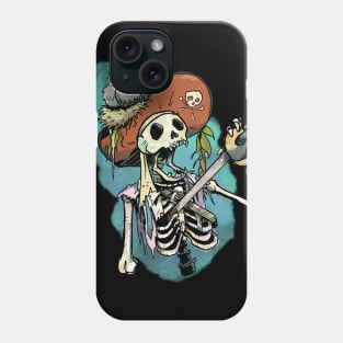 Pirate and seagull Phone Case