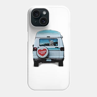 French Bulldog In Campervan Phone Case