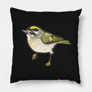 Golden-Crowned Kinglet Pillow