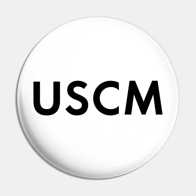 USCM PT Shirts Pin by Ekliptik