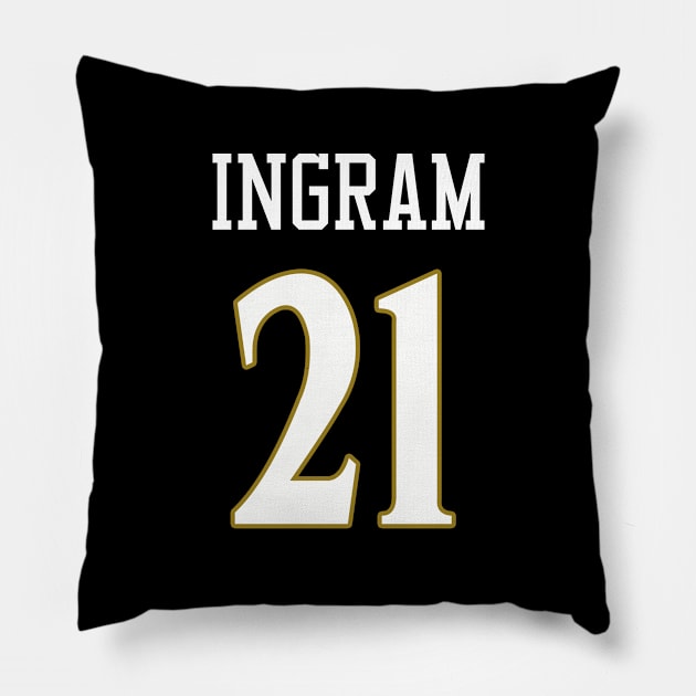 mark ingram Pillow by Cabello's