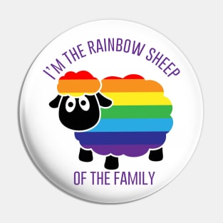 Rainbow Sheep of the Family Pin