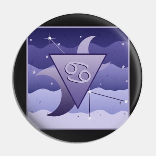 Cancer Zodiac Sign Pin