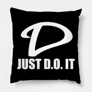 Just D.O It (Black) Pillow