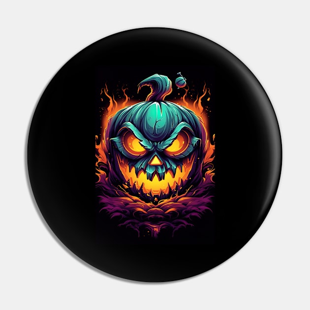 scary smiling pumpkin, halloween design Pin by Maverick Media