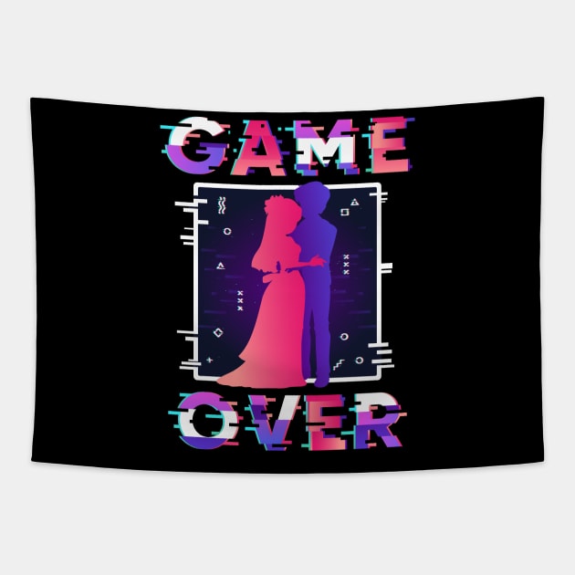 game over Tapestry by Jandjprints