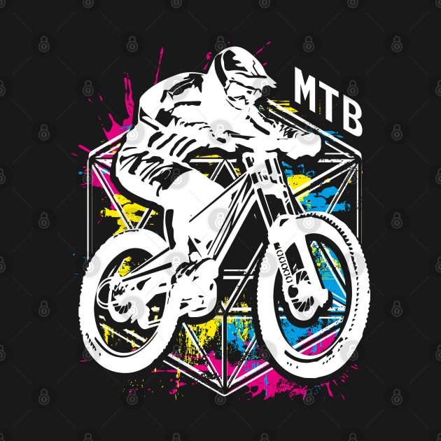 MTB - Mountainbike - Mountainbiking - Mountain Bike by BabyYodaSticker