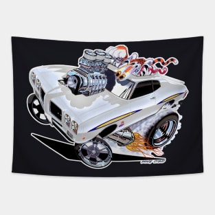 GUILTY 70 GTO Judge White Tapestry