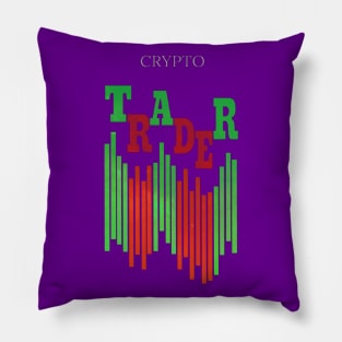 CRYPTO TRADER (CLEAN) / PURPLE Pillow